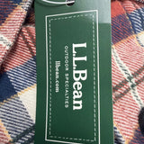 L.L. Bean Mens Russet Plaid Flannel Shirt Reg Traditional Fit Sz XXL