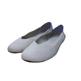 Rothys Women’s Gray & Blue Knit Recycled Material Ballet Flat Size W12