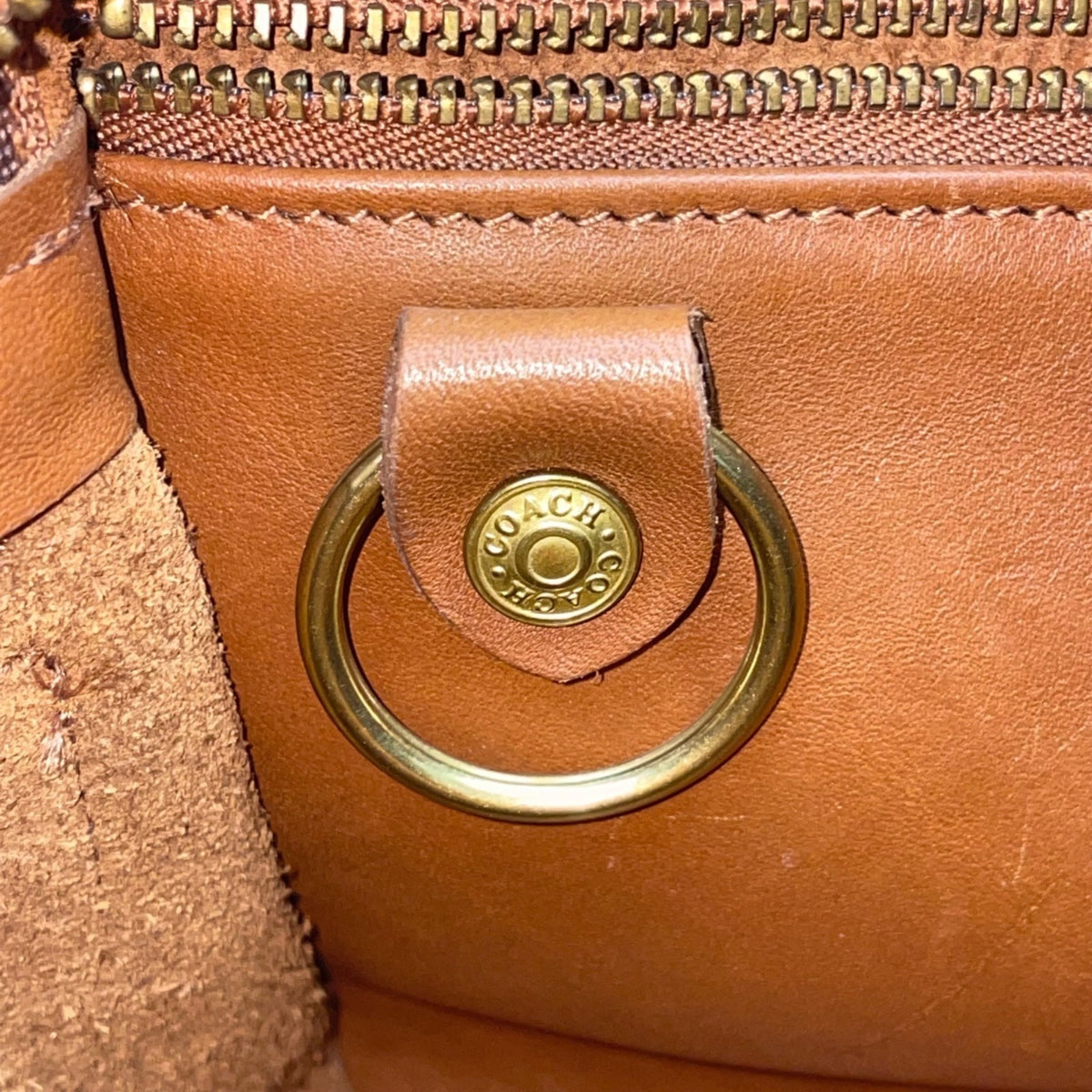 Vintage Coach Women’s Brown Leather Adjustable Strap Metropolis Crossbody Bag