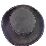 Importina Bollman Unisex Black Velvet-Finish Wool Vintage Style Wide Brim Hat