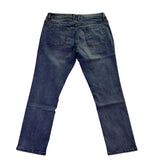 Tpj Mens Blue Denim Slim Fit Jeans Recycled Cotton Spandex Blend Sz 33x28