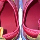 Nike Girls GS Coral Chalk Citron Pulse Flex Runner 2 Slip-On Sneakers Size 5.5Y