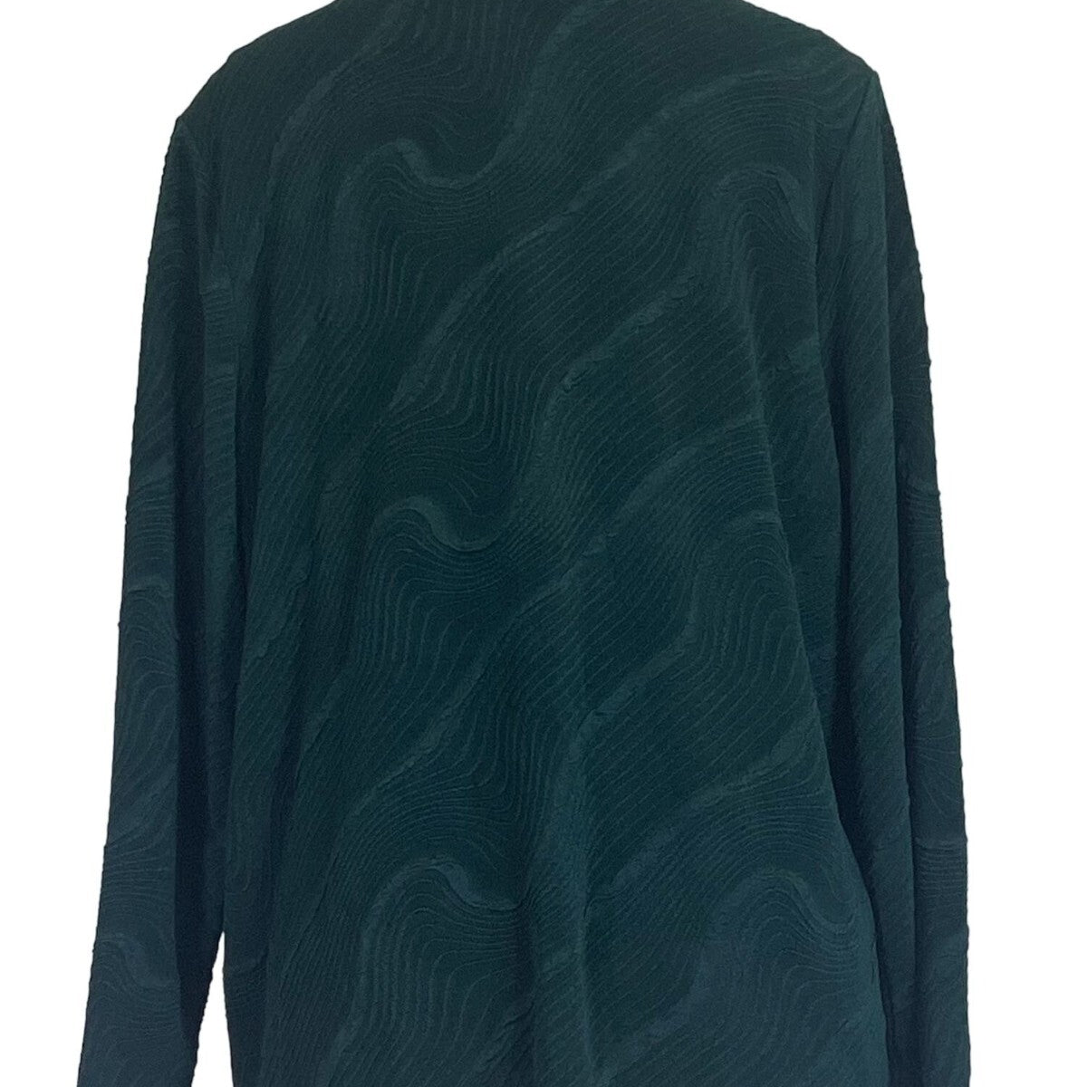 NWT Chico's 	Long Sleeve Cardigan Boho Dark Green Size 3 Women's Sweater