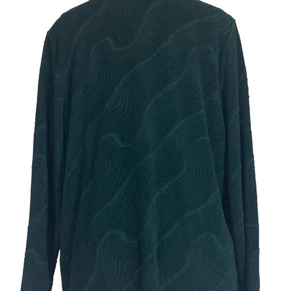NWT Chico's 	Long Sleeve Cardigan Boho Dark Green Size 3 Women's Sweater
