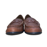 Hotter Women’s Brown Leather Comfort Sole Selena Loafers Size 9.5
