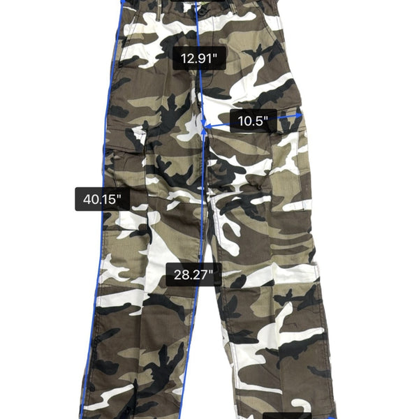 Jet Lag Mens Camouflage Cargo Pants Adjustable Waist Sz Small