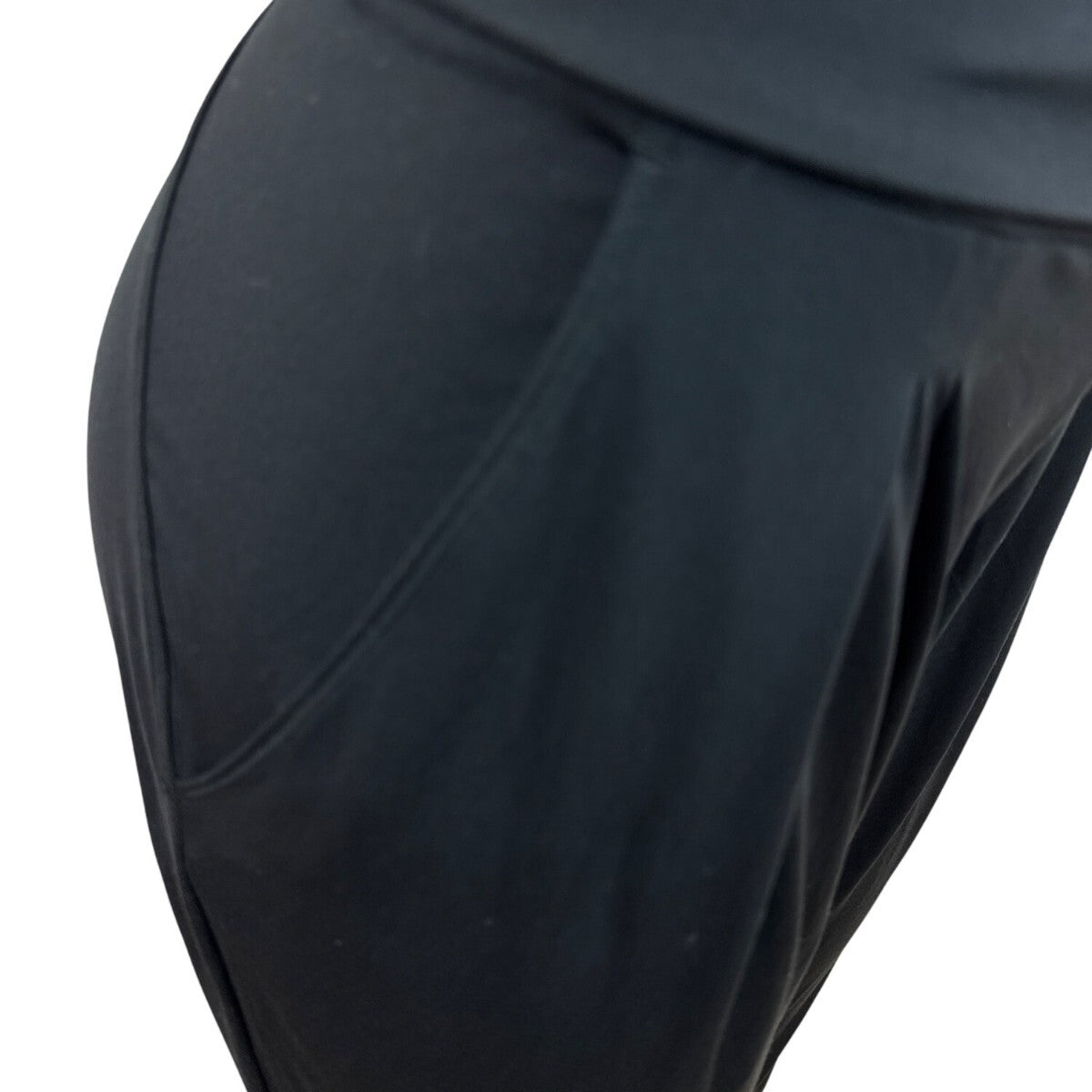 Zella Womens Black High-Waist Cropped Harem Pants Stretchy Size M - New