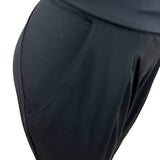 Zella Womens Black High-Waist Cropped Harem Pants Stretchy Size M - New