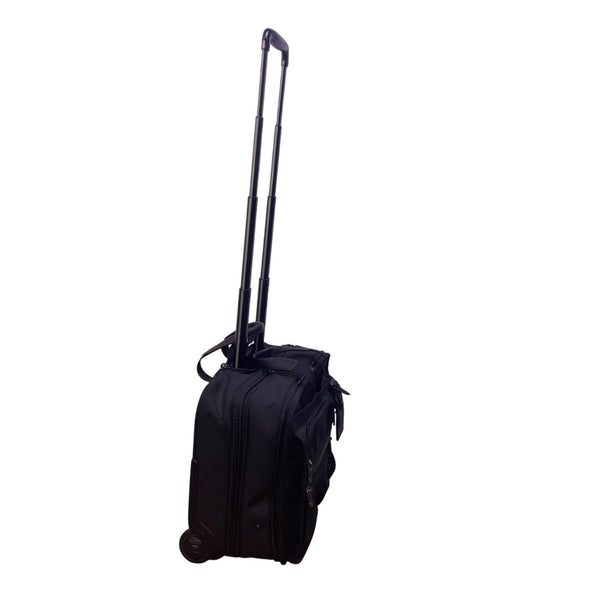 Tumi Men’s Black Ballistic Nylon Rolling Expandable Carry-On Travel Luggage