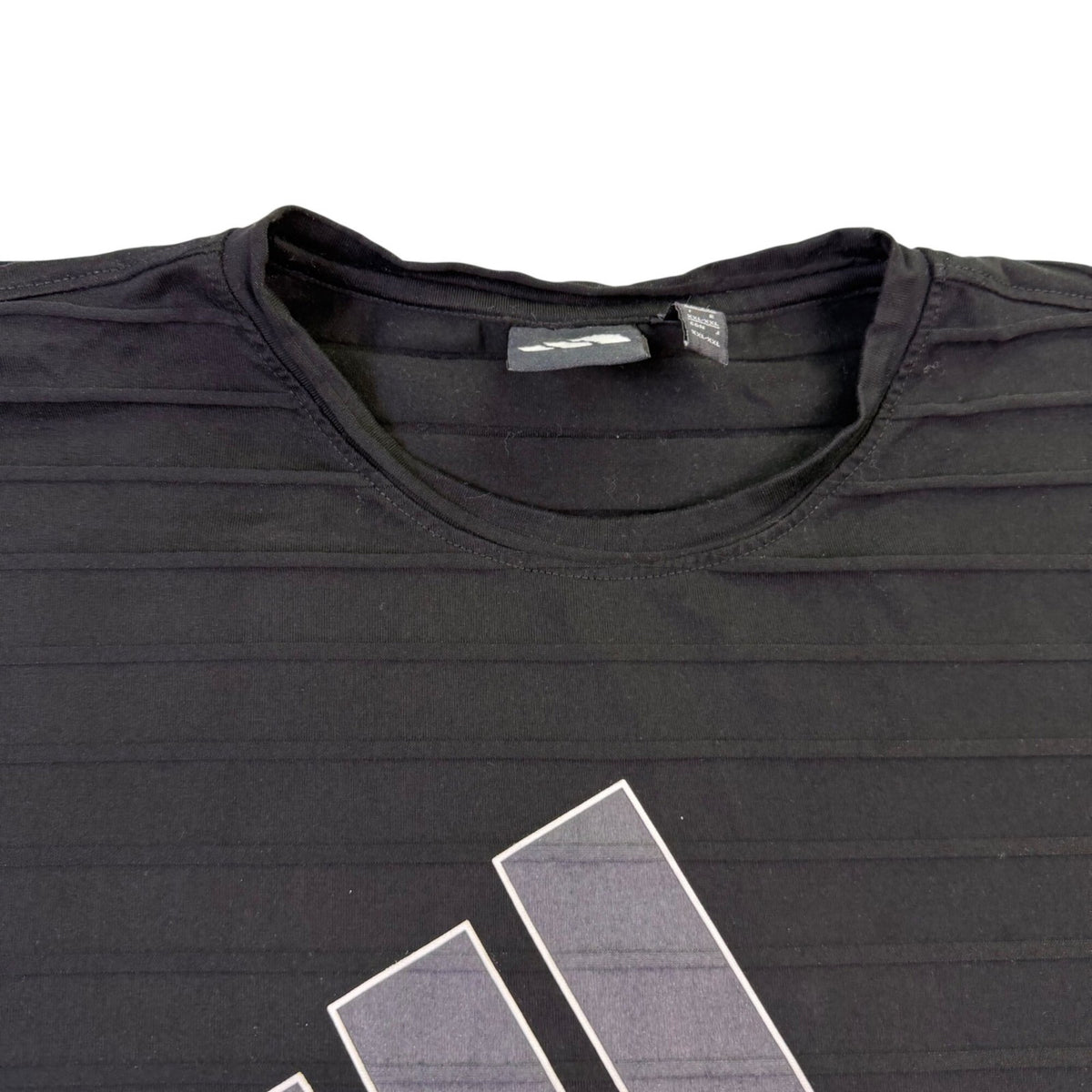 Adidas Mens Black Comfortable Crew Neck T-Shirt With Classic Logo Size XXL