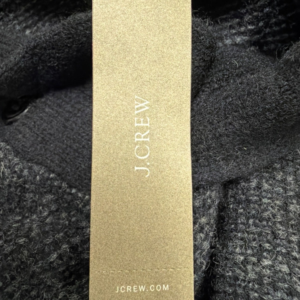 J. Crew Mens Dark Gray Wool Shawl Collar Sweater Warm Stylish Lightweight Sz XL