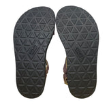 Teva Women’s Purple Textile Black Footbed Adjustable Strappy Sandals Size 5