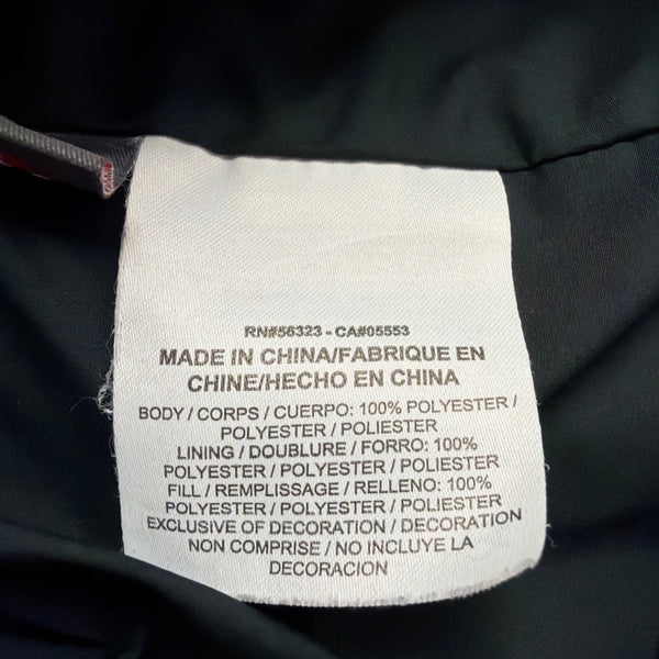 Nike Womens Black Quilted Bomber Jacket Lightweight Outerwear Casual Sz XL