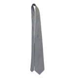 Colosseo Di Roma Mens Light Gray Polyester Patterned Necktie Classic Design