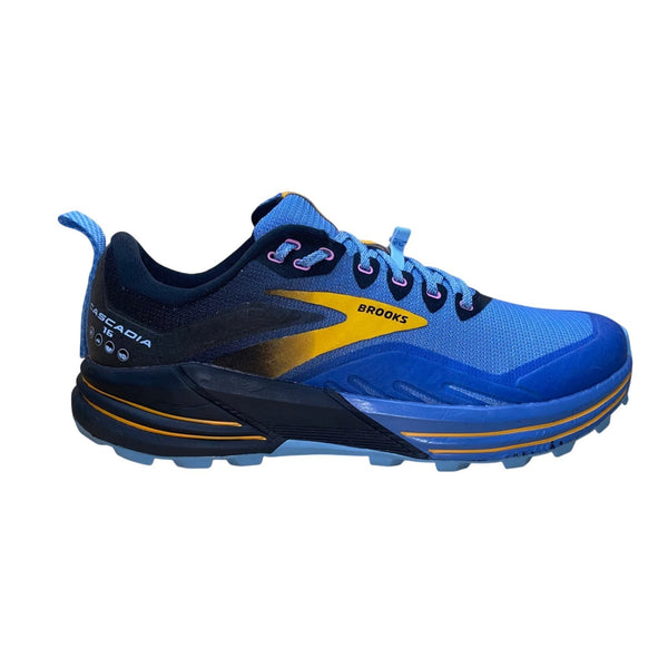 Brooks Men’s Blue Trail Cushioned Lace Up Cascadia 16 Running Shoes Size 10.5
