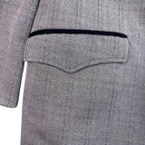Circle S Mens Gray Wool Blend Western Suit Jacket & Pants Midweight Size 50R