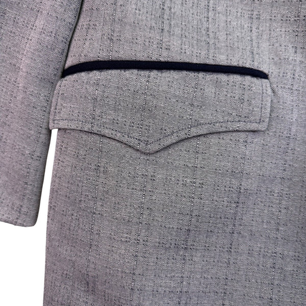 Circle S Mens Gray Wool Blend Western Suit Jacket & Pants Midweight Size 50R