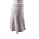 Rebecca Taylor Womens Beige Ribbed Knit Flared Skirt Sz S