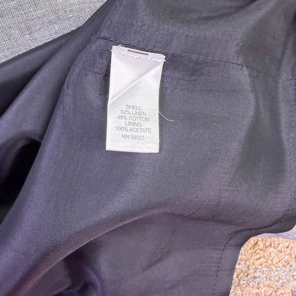 Banana Republic Womens Gray Sleeveless V-Neck Sheath Dress Size 2P