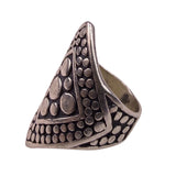 John Hardy Unisex Sterling Silver 925 Ring Textured Dot Pattern Sz 9