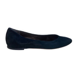 AGL Women’s Black Suede Leather Sole Slip-On Ballet Flats Size 37.5