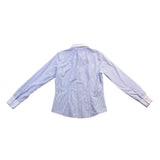 Brooks Brothers Womens Blue & White Non-Iron Fitted Striped Shirt Size 4