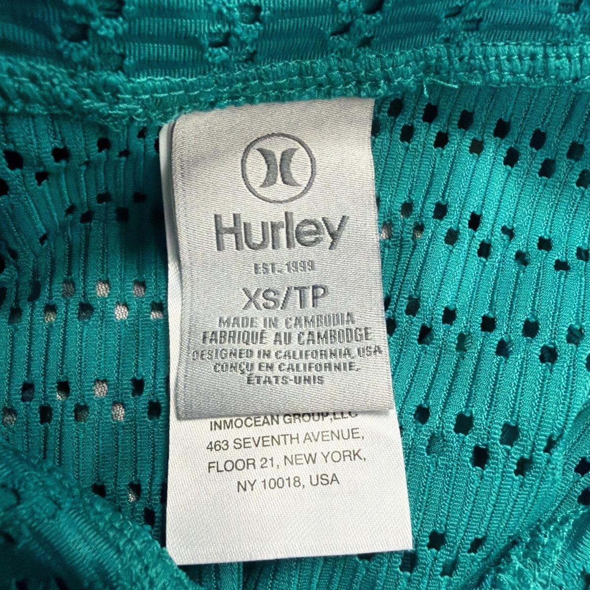 Hurley Womens Teal Button-Up Shirt & Elastic Waist PantsSet Sz XS Set