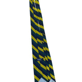 Vintage Brooks Brothers Yellow & Green Striped Silk Tie Woven In England