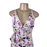 Rebecca Taylor Women’s Multicolo Floral Midi Dress Sleeveless Size 2
