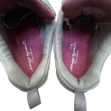 Easy Spirit Women’s Brown  Leather & Mesh Explore Map Walking Sneakers Size 10M