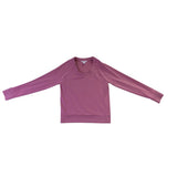 Athleta Womens Purple Cotton Blend Sweatshirt & Elastic Waist Jogger Set Sz XS