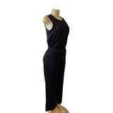 Sarin Mathews Women's Black Casual Loose Sleeveless Wide Leg Jumpsuit Sz S - NWT