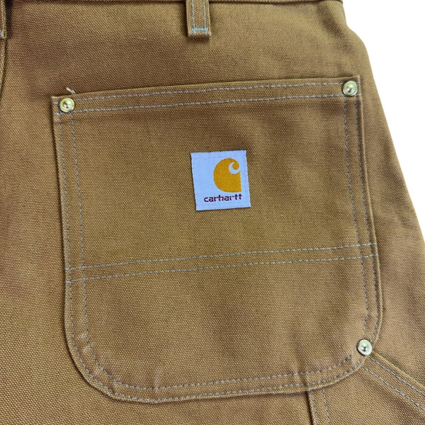 Carhartt Mens Brown Work Pants Loose Original Fit Durable Utility Sz 32x32