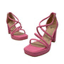 Windsor Women's April Pink Squared Toe High Heels Sz 7.5 - NWB