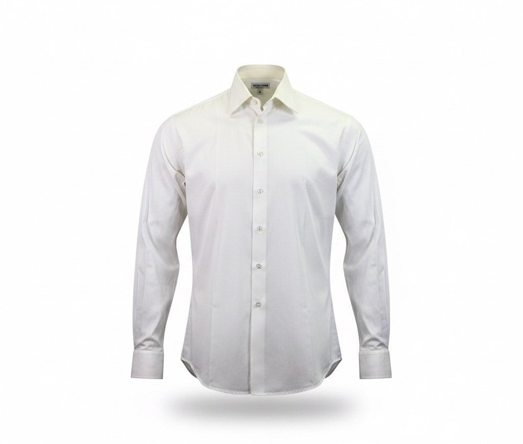 G  Armani Mens White Dress Shirt Cotton Button-Down Size 15 32/33