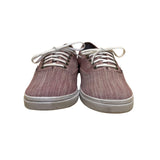 Vans Women’s Pink Canvas Casual Lace-Up LowPro Flat Sneakers Size 8.5