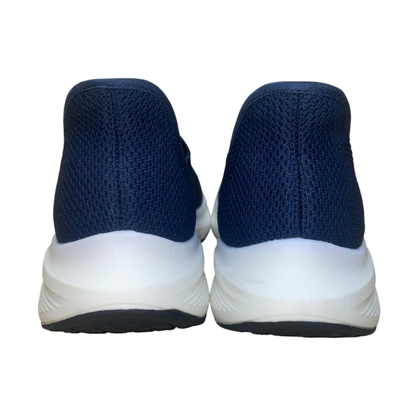 Bruno Marc Men’s Navy Blue Slip-On Knit Athletic Shoe Sneakers Size 11