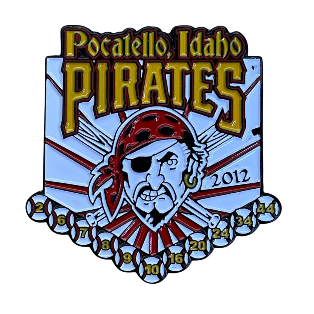 Pocatello Idaho Pirates 2012 Soft Enamel Pin Badge Collectible
