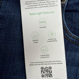 L.L. Bean Womens Blue Cotton Blend Straight Leg Jeans Favorite Fit Size 14 R