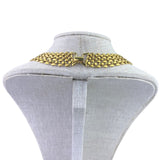 Vintage Napier Womens Gold Tone Metal Vintage Statement Necklace Classic Chain