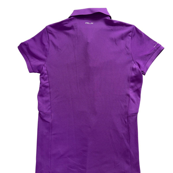 Ralph Lauren Womens Purple Polo Shirt Short Sleeve RLX Sporty Top Size S