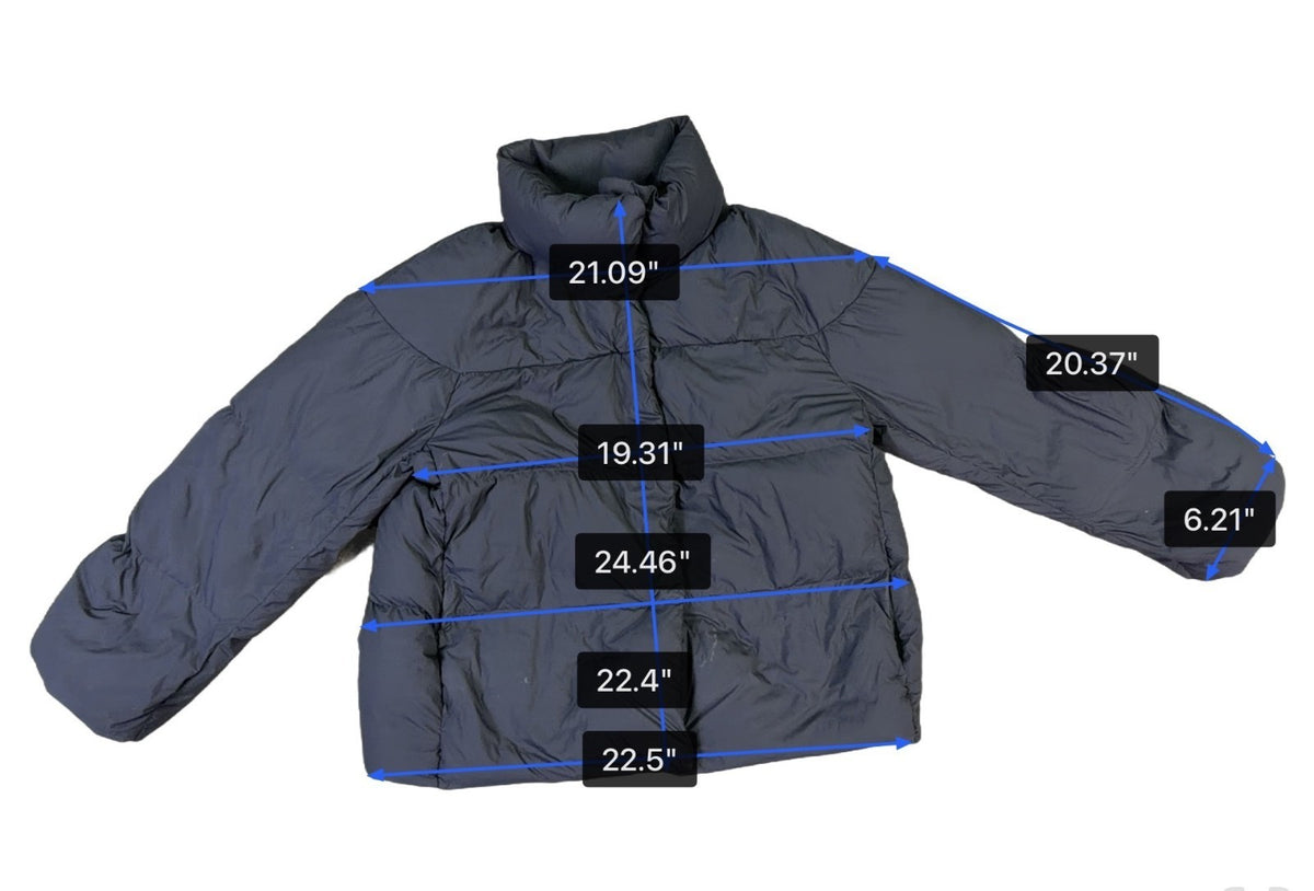 Uniqlo Mens Navy Down Puffer Jacket Lightweight Durable Water Repellent Size S