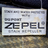 Vintage Unisex Yellow Plaid Wool Fedora Hat Checked Dupont Repel Feather Trim