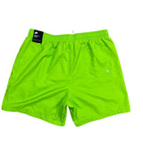 Nike Mens Neon Green Swim Shorts With Mesh Lining Mid-Thigh Length Sz XL