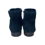Aerosoles Women’s Black Suede Side Zipper Double Trouble Ankle Boots Size 7.5M