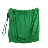 Guess Collection Womens Apple Green Strapless Top With Flower Detail One Size