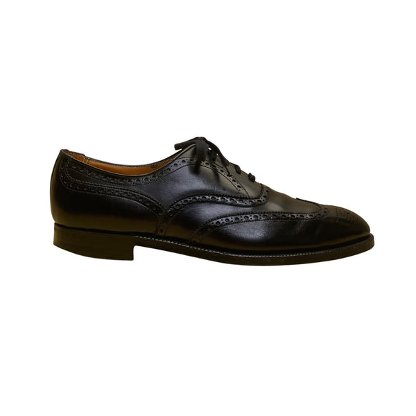 Brooks Brothers Men’s Black Leather Oxford Wingtip Dress Shoes Size 7.5