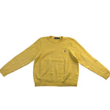 Polo Ralph Lauren Mens Yellow Crewneck Sweater Classic Knit Sz XXL