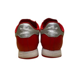Adidas Men’s Red Leather With Silver Stripes Lace-Up Samoa Sneakers Size 12