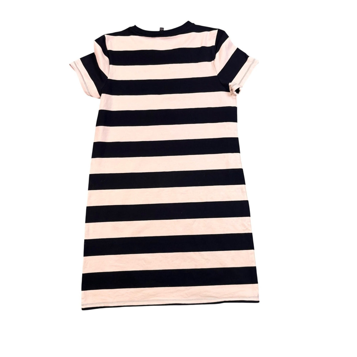 Banana Republic Womens Black & White Striped T-Shirt Dress Casual Style Size S